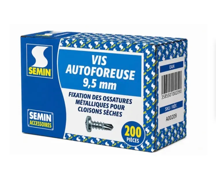 Semin vis Autoforeuse 9,5 mm