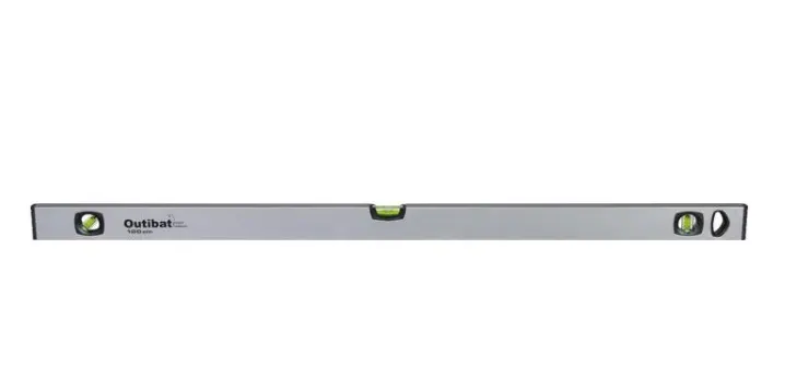 Outibat- Niveau à bulle Aluminium - 100cm